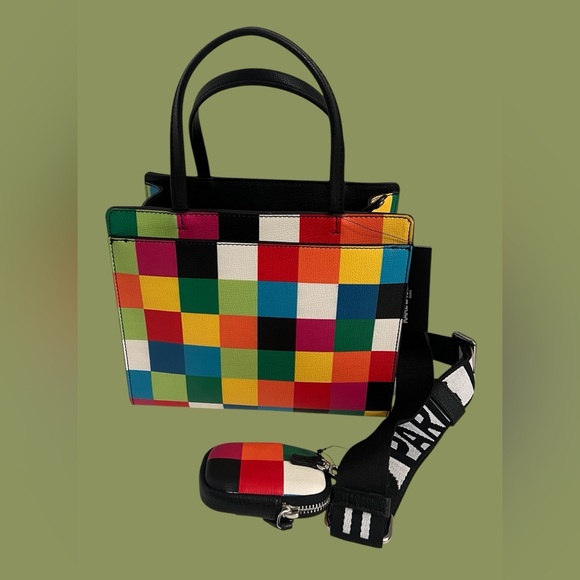 New KARL LAGERFELD PARIS Marble Crossbody Bag - Picture 2 of 16